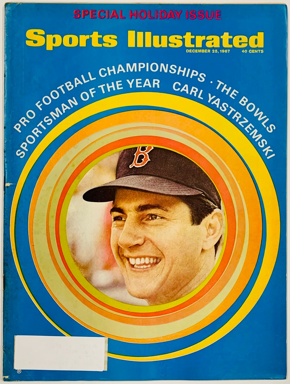 Carl Yastrzemski Sports Illustrated Boston Red Sox “Special Holiday ...