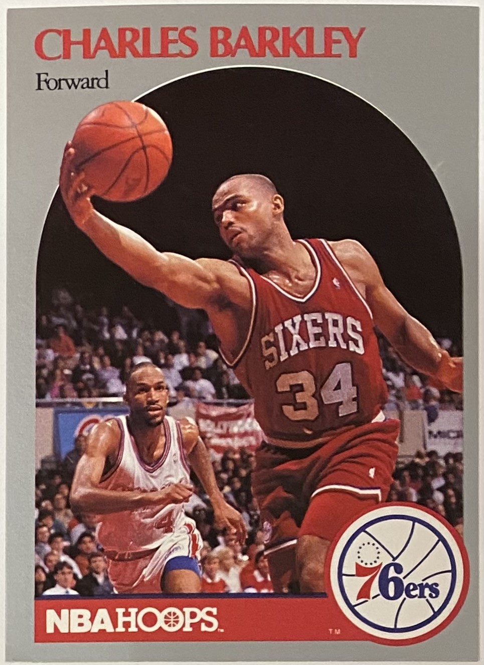 Charles Barkley 1990-91 NBA Hoops Philadelphia 76ers Basketball