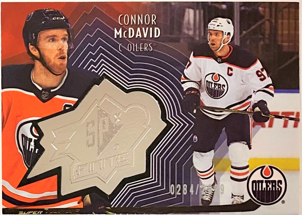 Connor McDavid 2021-22 Upper Deck Extended Series Edmonton Oilers ...