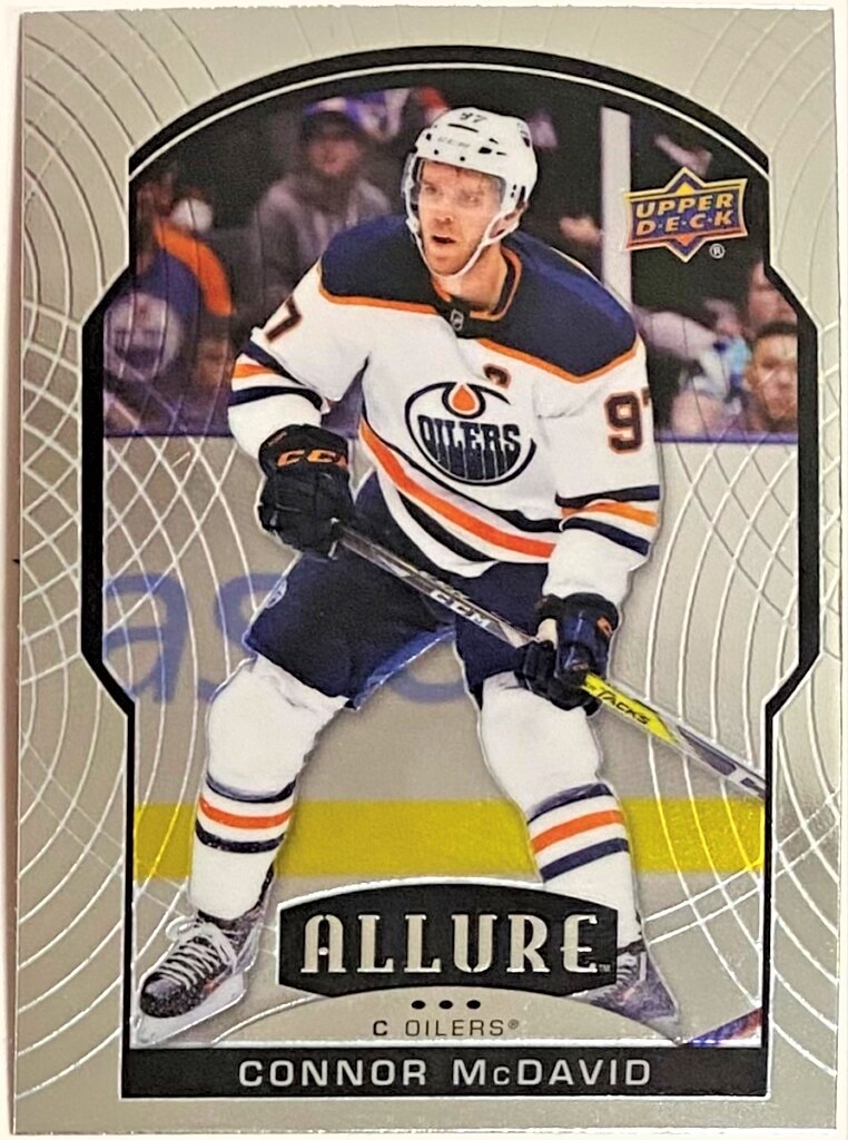 Connor McDavid 2020-21 Upper Deck Allure Hockey Edmonton Oilers Card ...