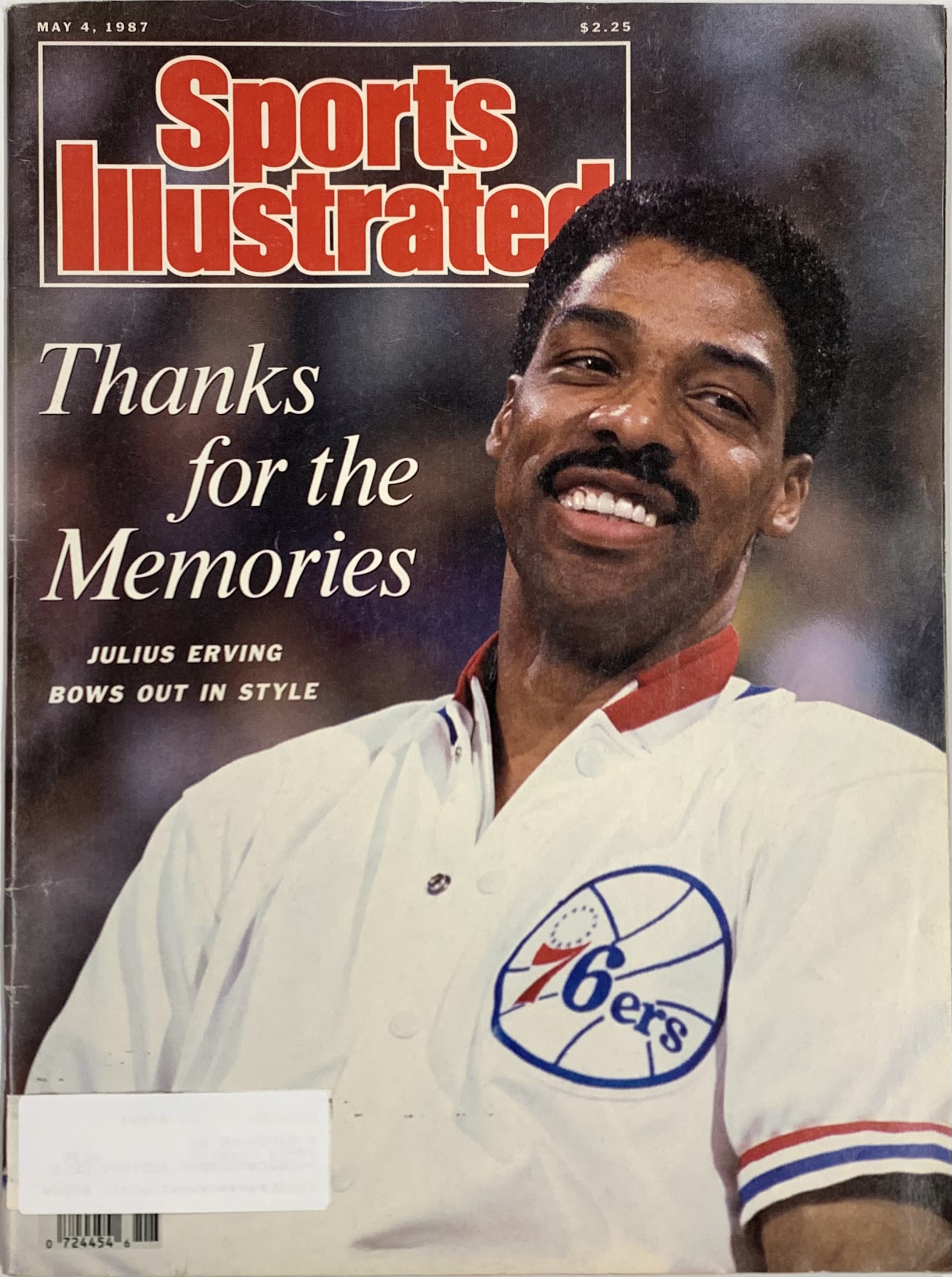 Julius Erving Sports Illustrated Thanks For The Memories May Th Issue Kbk Sports