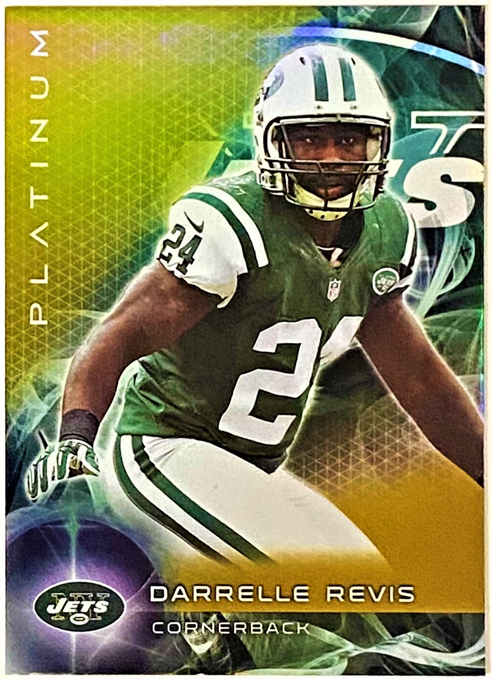 Darrelle Revis 2015 Topps Platinum New York Jets Football Gold Card ...