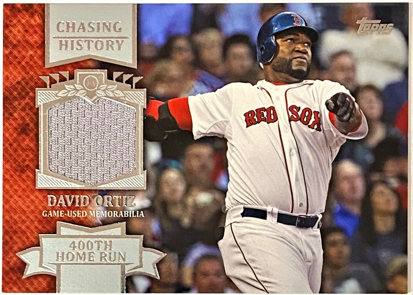 David Ortiz 2013 Topps Boston Red Sox Baseball Chasing History Card w ...