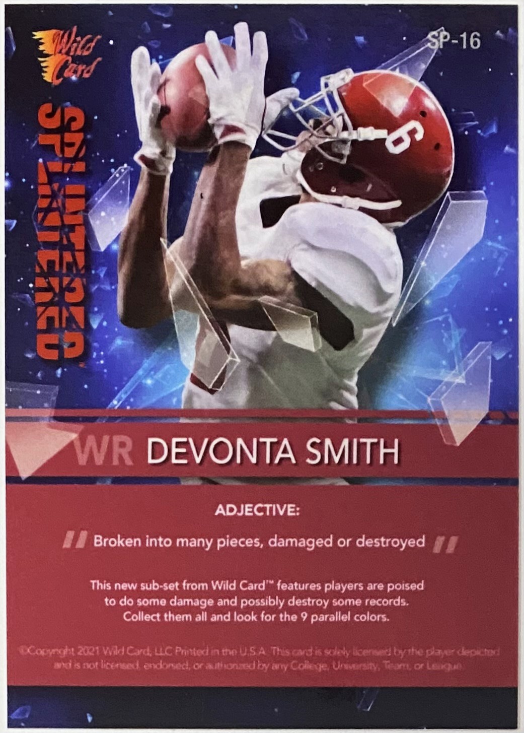 2021 Devonta Smith 2/2 Wild Card Alumination Protostar purchases Philadelphia Eagles RC