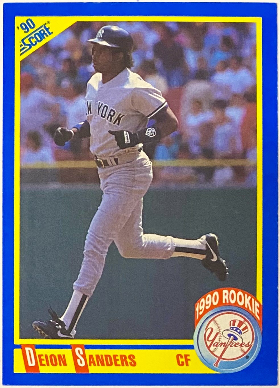 Deion Sanders deals baseball card