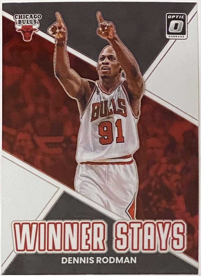 Dennis Rodman 2022-23 Panini Donruss Optic Basketball Chicago Bulls Winner  Stays Card - KBK Sports