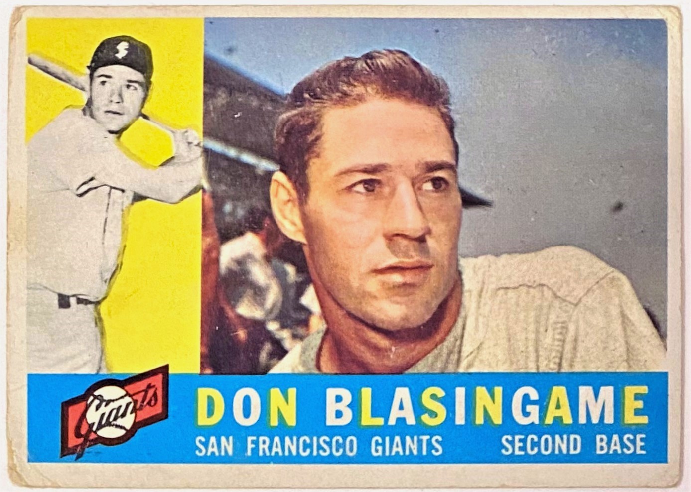 Don Blasingame 1960 Topps San Francisco Giants Baseball Card KBK Sports