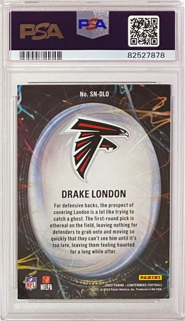 Drake London 2022 Panini Contenders Football Atlanta Hawks Supernatural ...