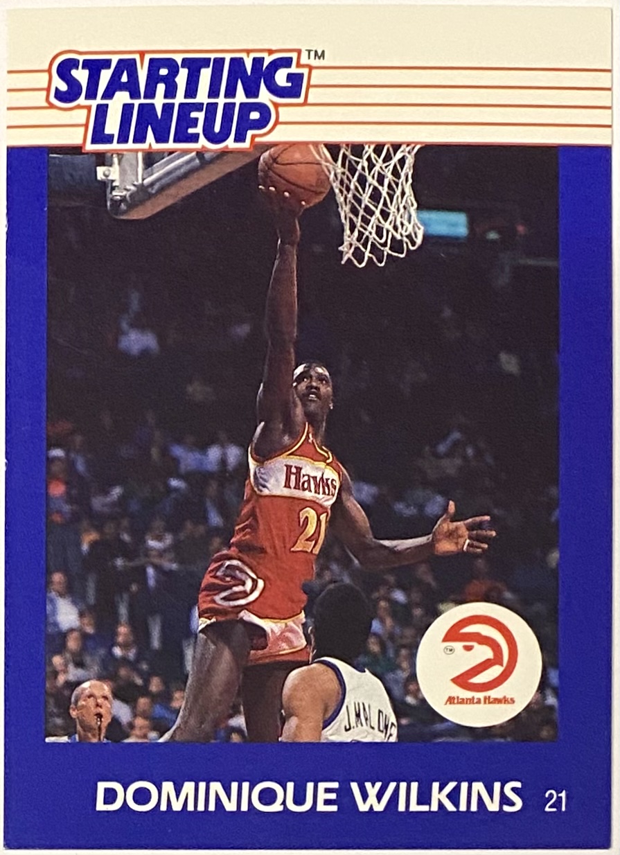 Domnique Wilkins 1988 Kenner Starting Lineup Atlanta Hawks Basketball ...