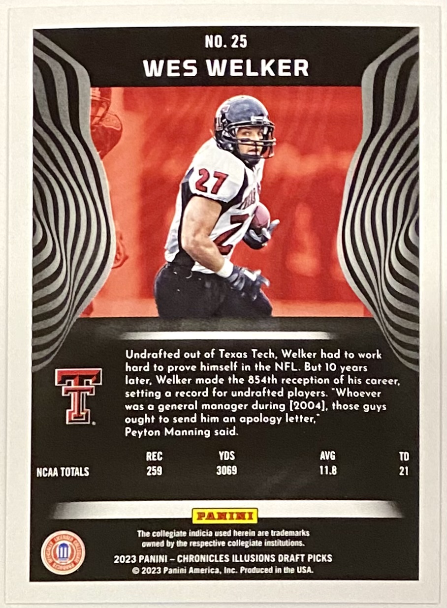 Wes Welker Football Cards