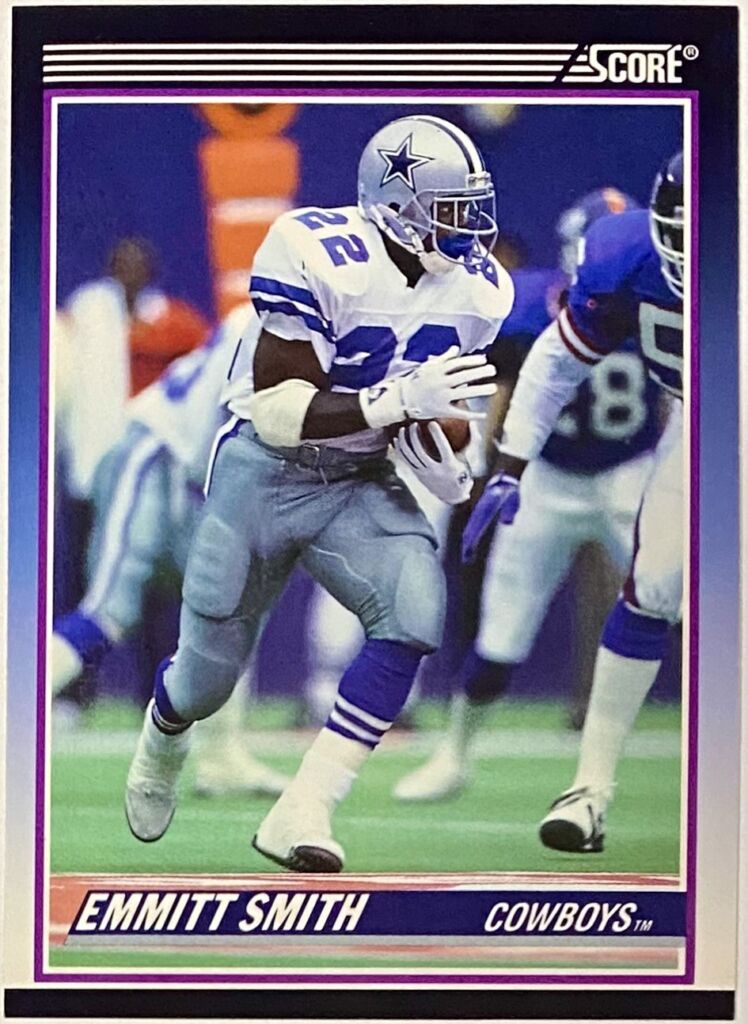 Emmitt Smith 1990 Score Rookie & Traded Dallas Cowboys Football Rookie ...