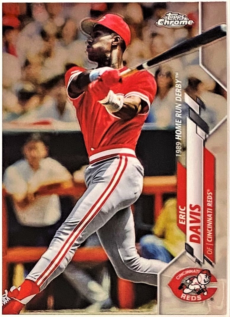 Eric Davis 2020 Topps Chrome Update Series Cincinnati Reds Baseball