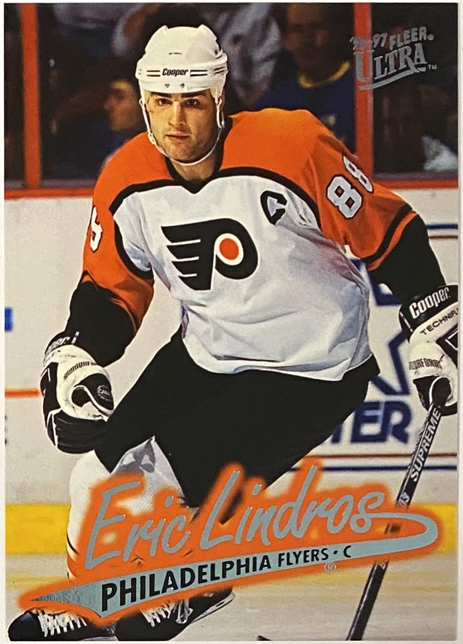 Eric Lindros 1996-97 Fleer Ultra Philadelphia Flyers Hockey Card – KBK ...