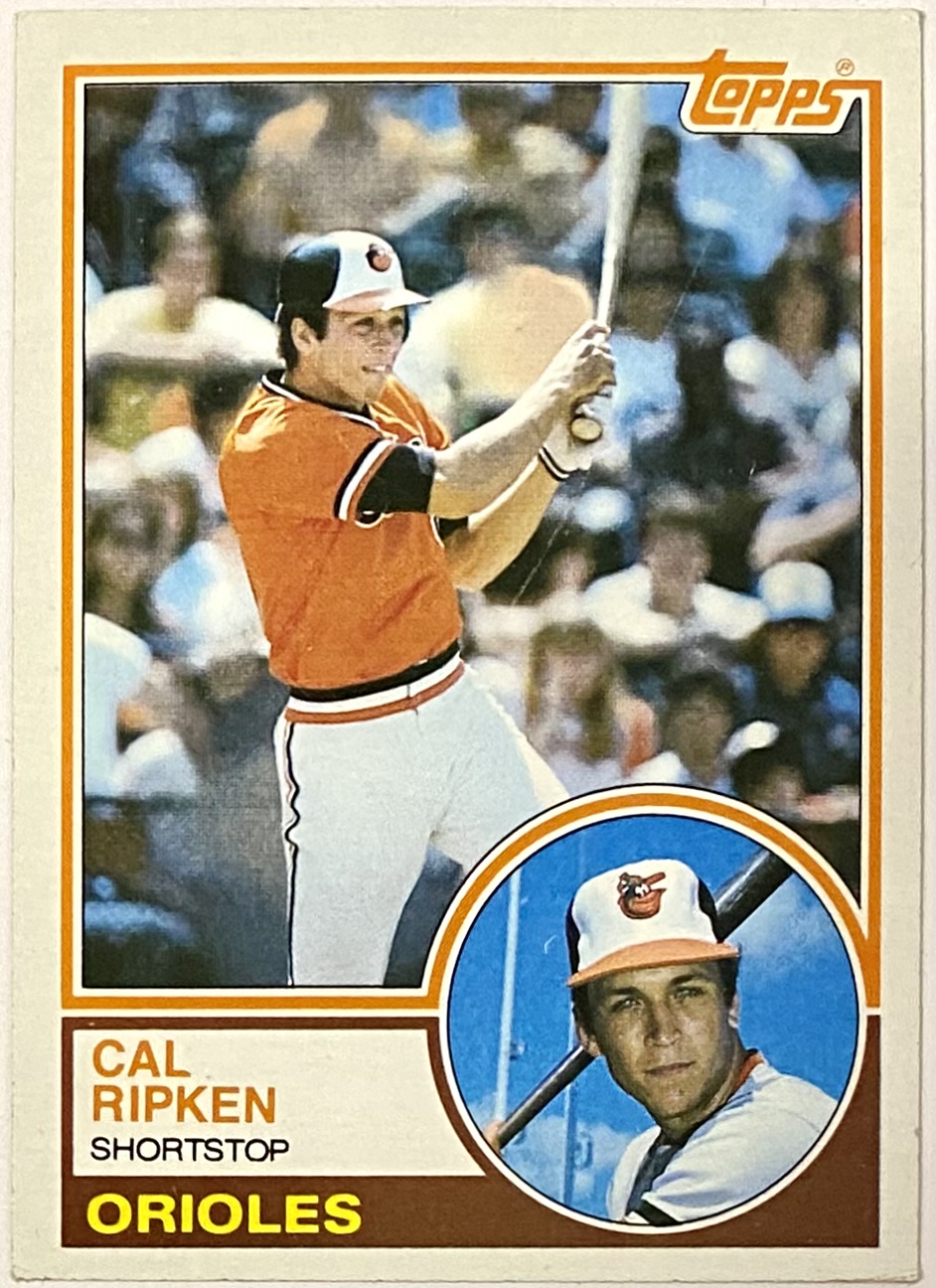 Cal Ripken 1983 Topps Baltimore Orioles Baseball Card (HOF) – KBK Sports