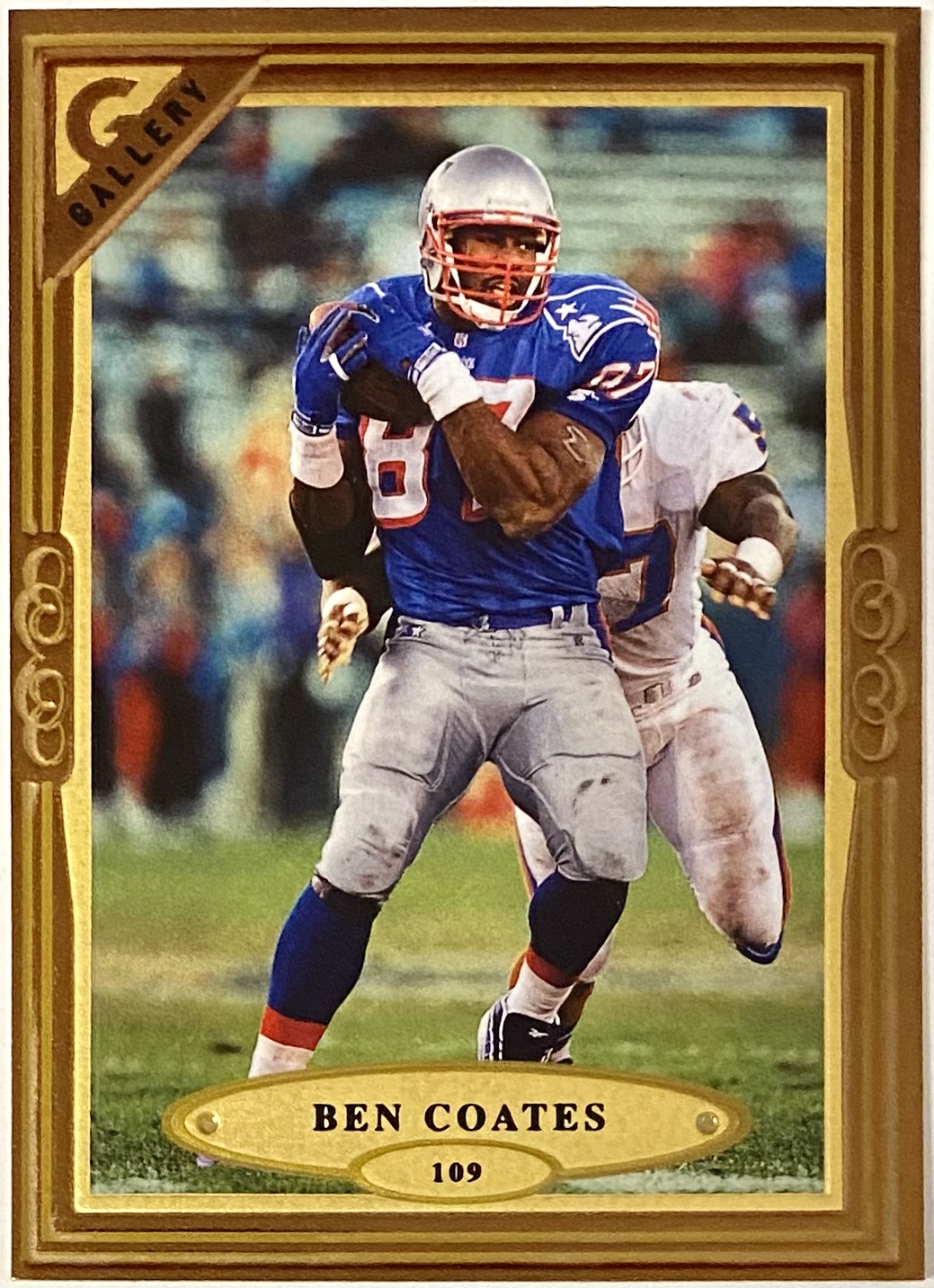 Ben Coates 1997 Topps Gallery New England Patriots Football Card – KBK  Sports
