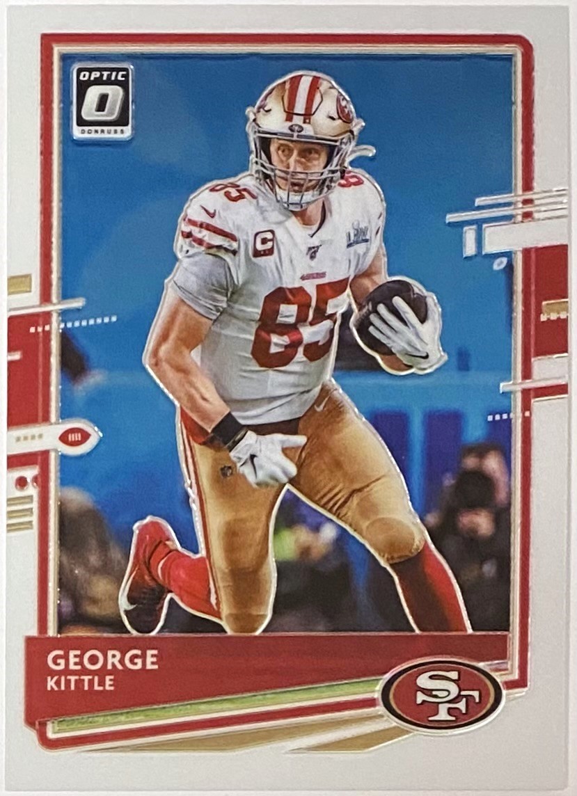 George Kittle 2020 Panini Donruss Optic Football San Francisco 49ers ...