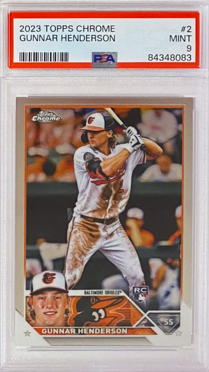 Gunnar Henderson 2023 Topps Chrome Baltimore Orioles Baseball Graded ...