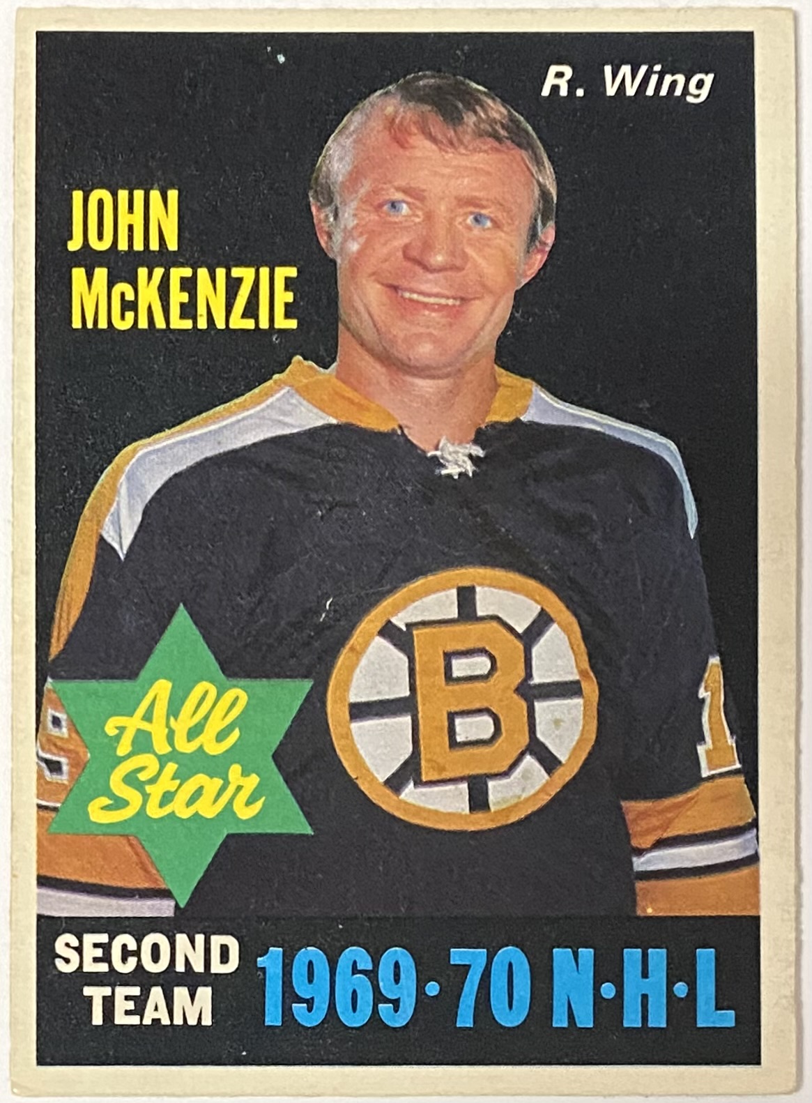 John Mckenzie 1970 71 O Pee Chee Boston Bruins Hockey Second Team All