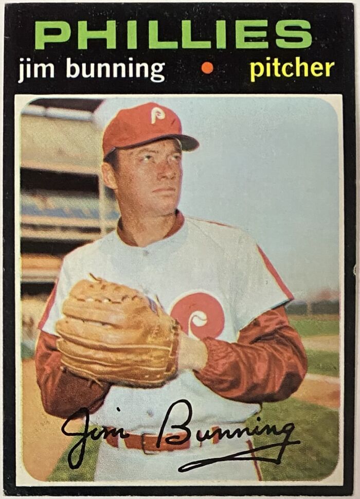 Jim Bunning 1971 Topps Philadelphia Phillies Baseball Card - Kbk Sports