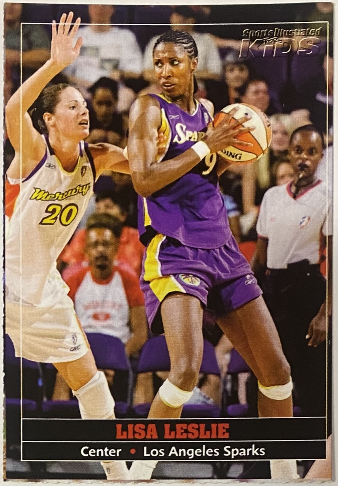 Lisa Leslie 2004 Sports Illustrated for Kids Los Angeles Sparks Basketball  Card - KBK Sports