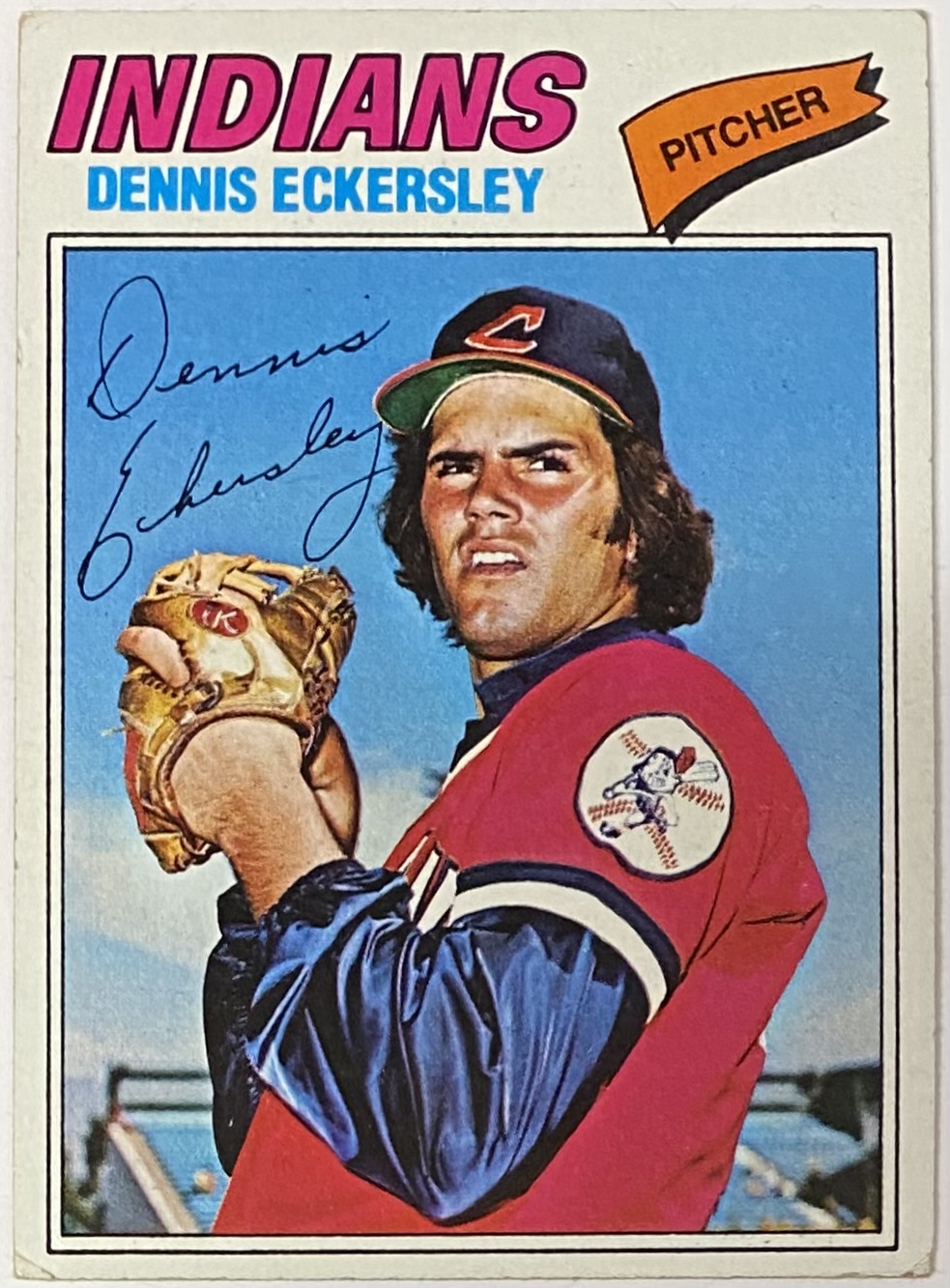 Dennis Eckersley 1977 Topps Cleveland Indians Baseball Card – KBK Sports