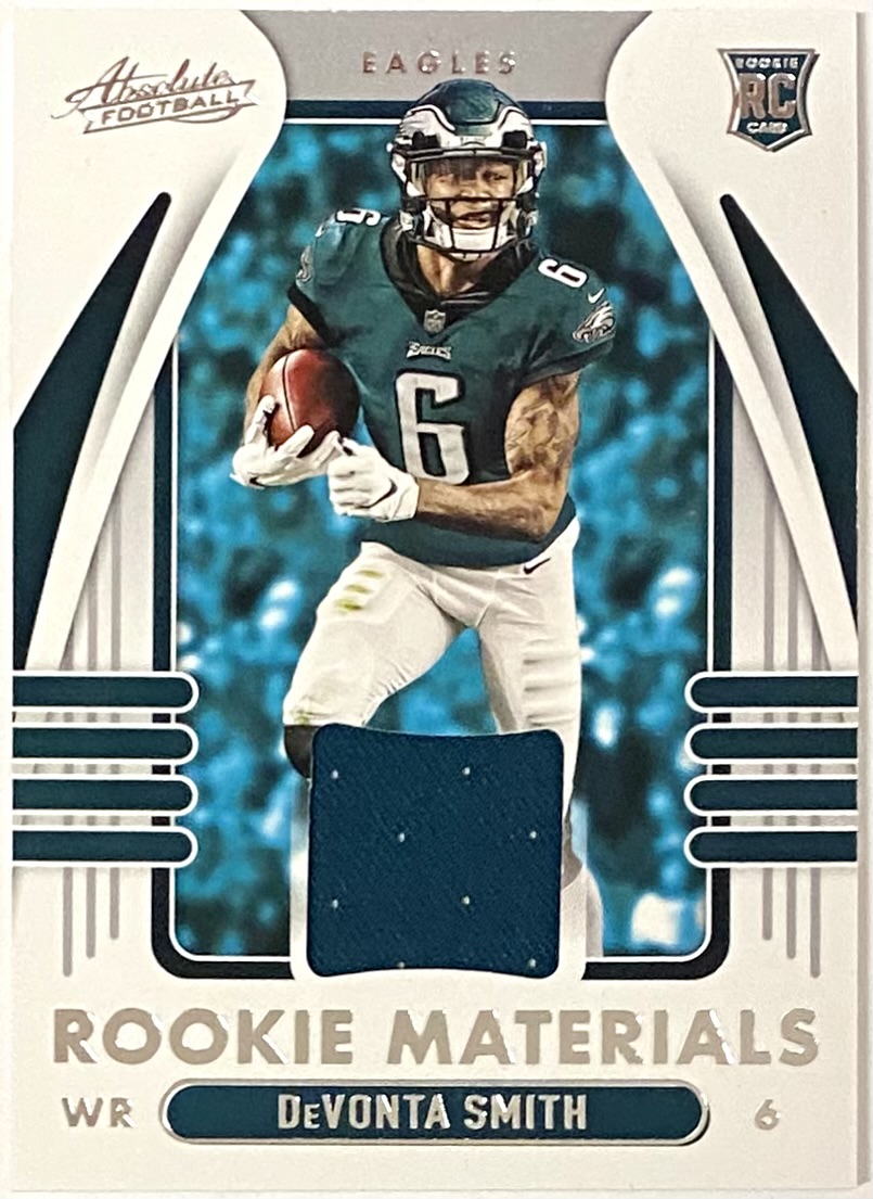 DeVonta Smith 2021 Panini Absolute Football Philadelphia Eagles Rookie ...