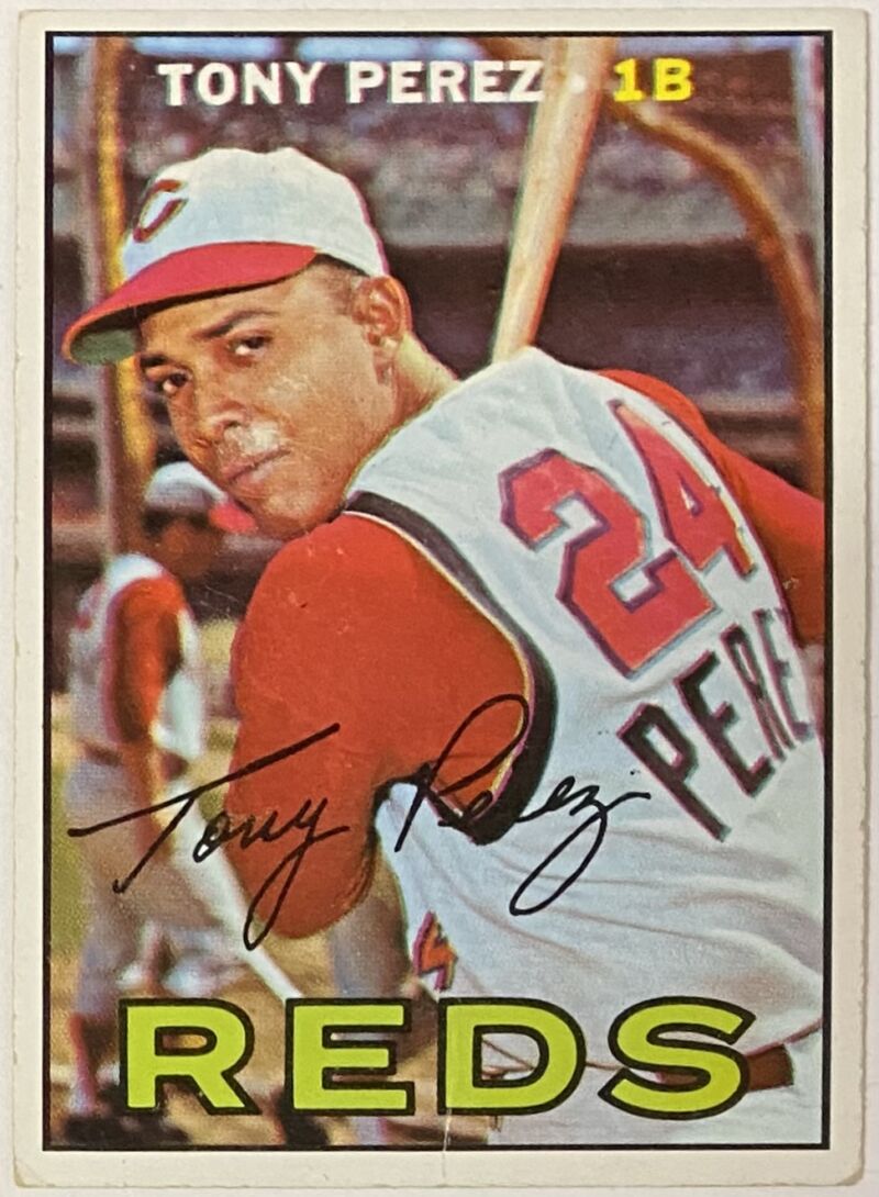 Tony Perez 1967 Topps Cincinnati Reds Baseball Card - KBK Sports