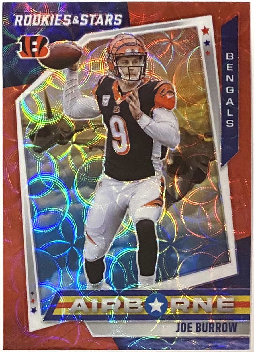 Joe Burrow 2021 Panini Rookies And Stars Football Cincinnati Bengals Red Scope Prizm Card Kbk Sports 