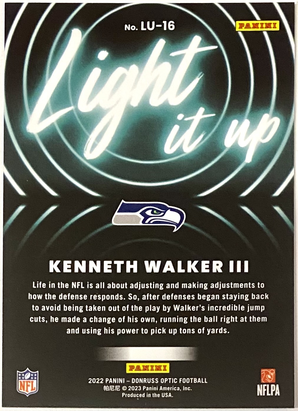 Donruss 2024 Optic Kenneth Walker