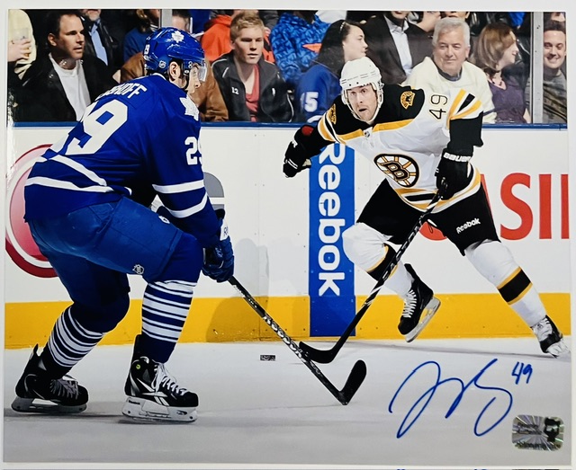 Rich Peverley Autographed Boston Bruins 