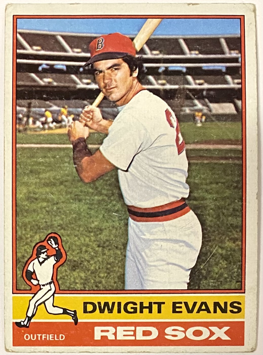 Dwight Evans 1976 Topps Boston Red Sox Baseball Card KBK Sports