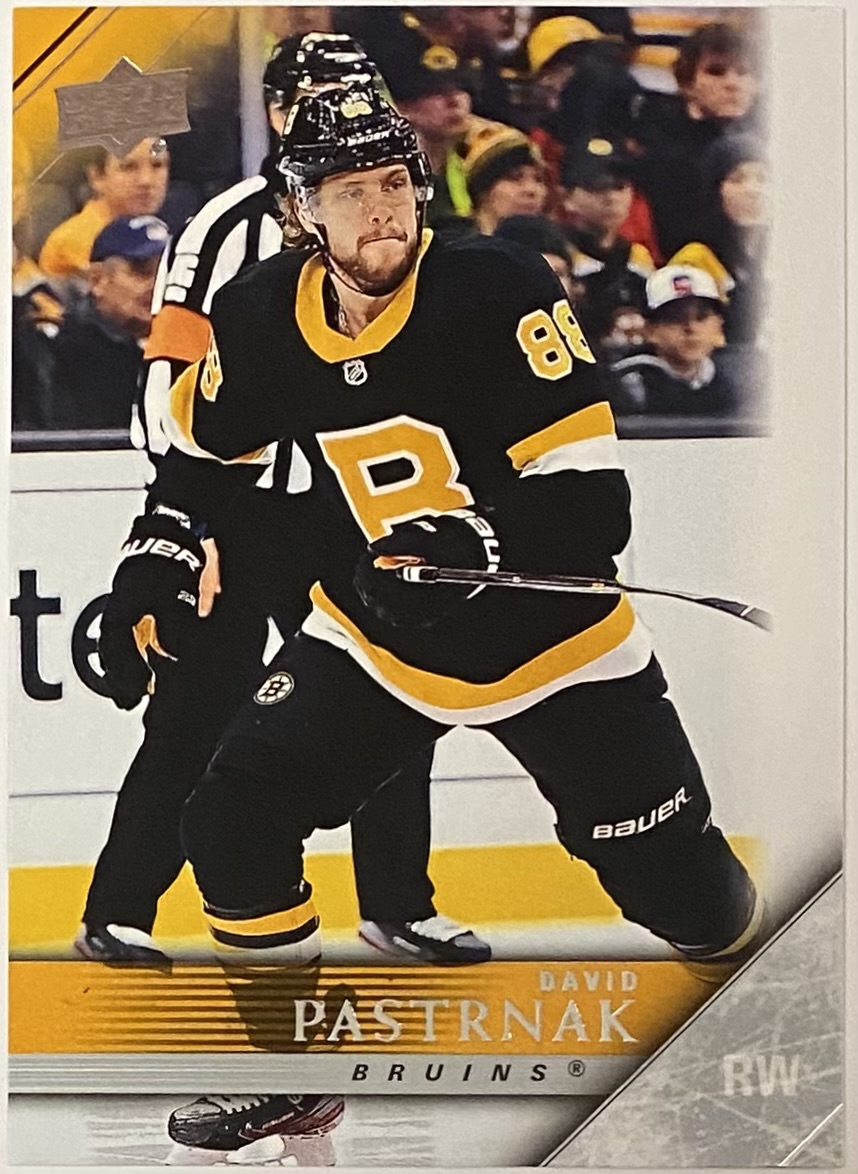 David Pastrnak 2020-21 Upper Deck Extended Series Boston Bruins Hockey ...