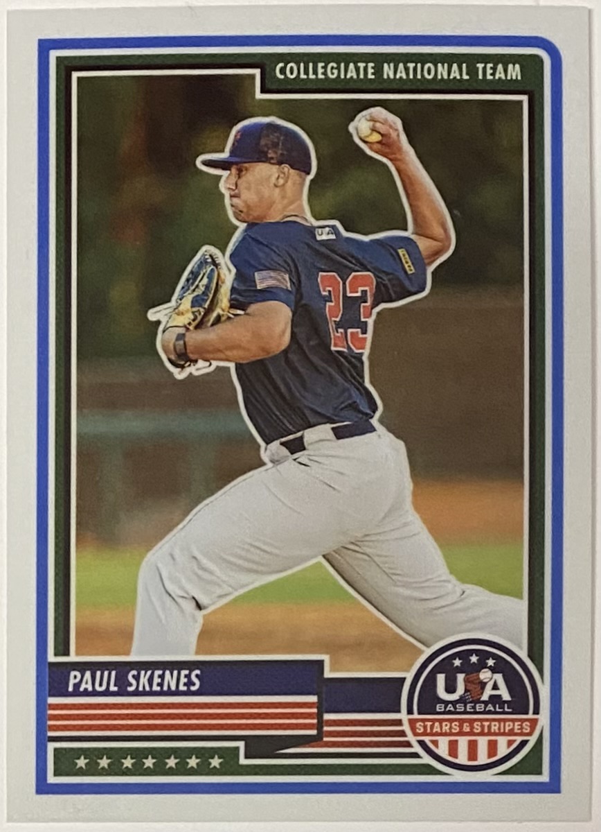 Paul Skenes 2023 Panini USA Baseball Stars & Stripes Collegiate National Team Prospect Rookie