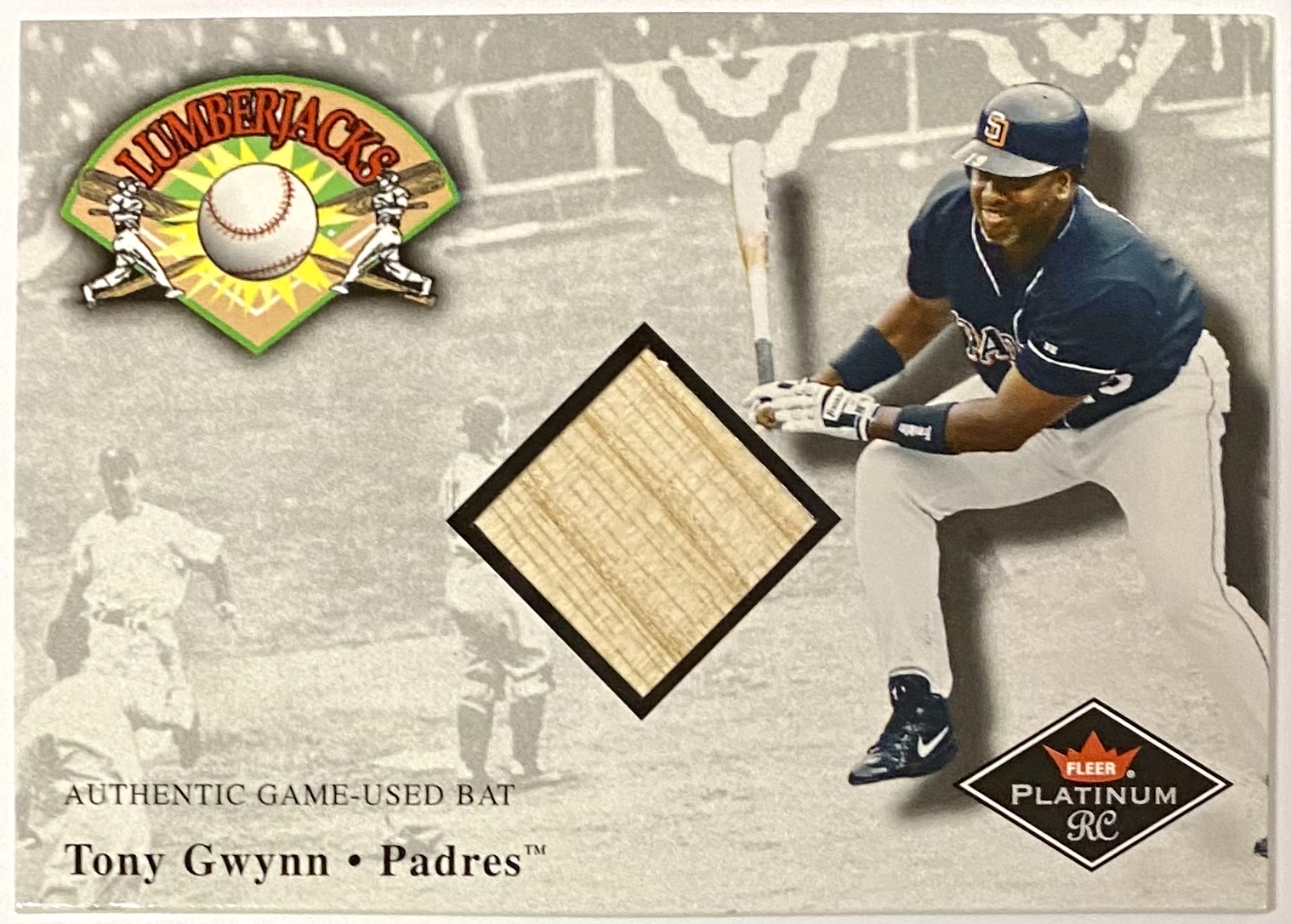 Tony Gwynn 2001 Fleer Platinum San Diego Padres Baseball Lumberjacks ...