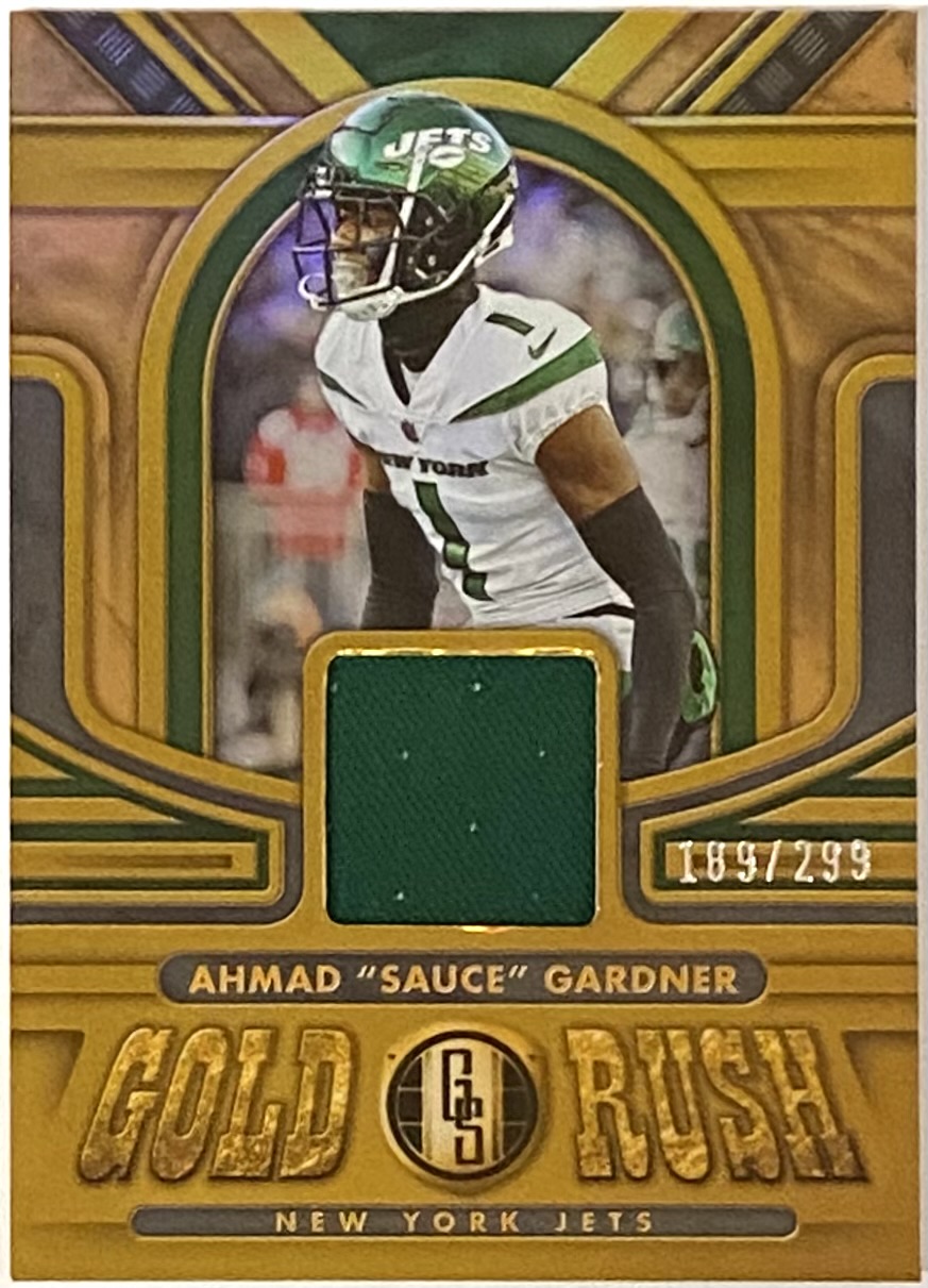 Ahmad "Sauce" Gardner 2023 Panini Gold Standard Football New York Jets