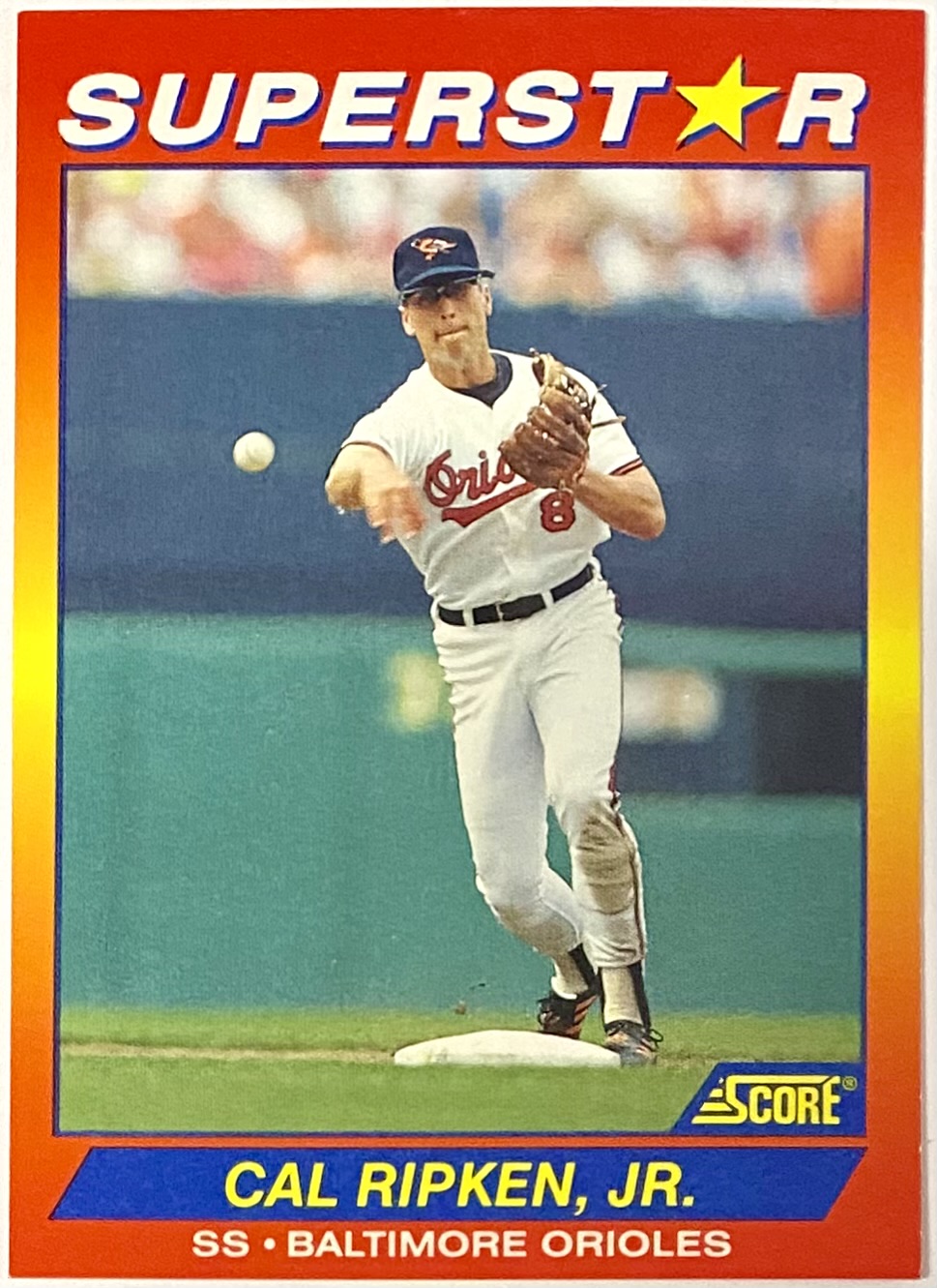 Cal Ripken Jr. 1992 Score Baltimore Orioles Baseball Superstar Card ...