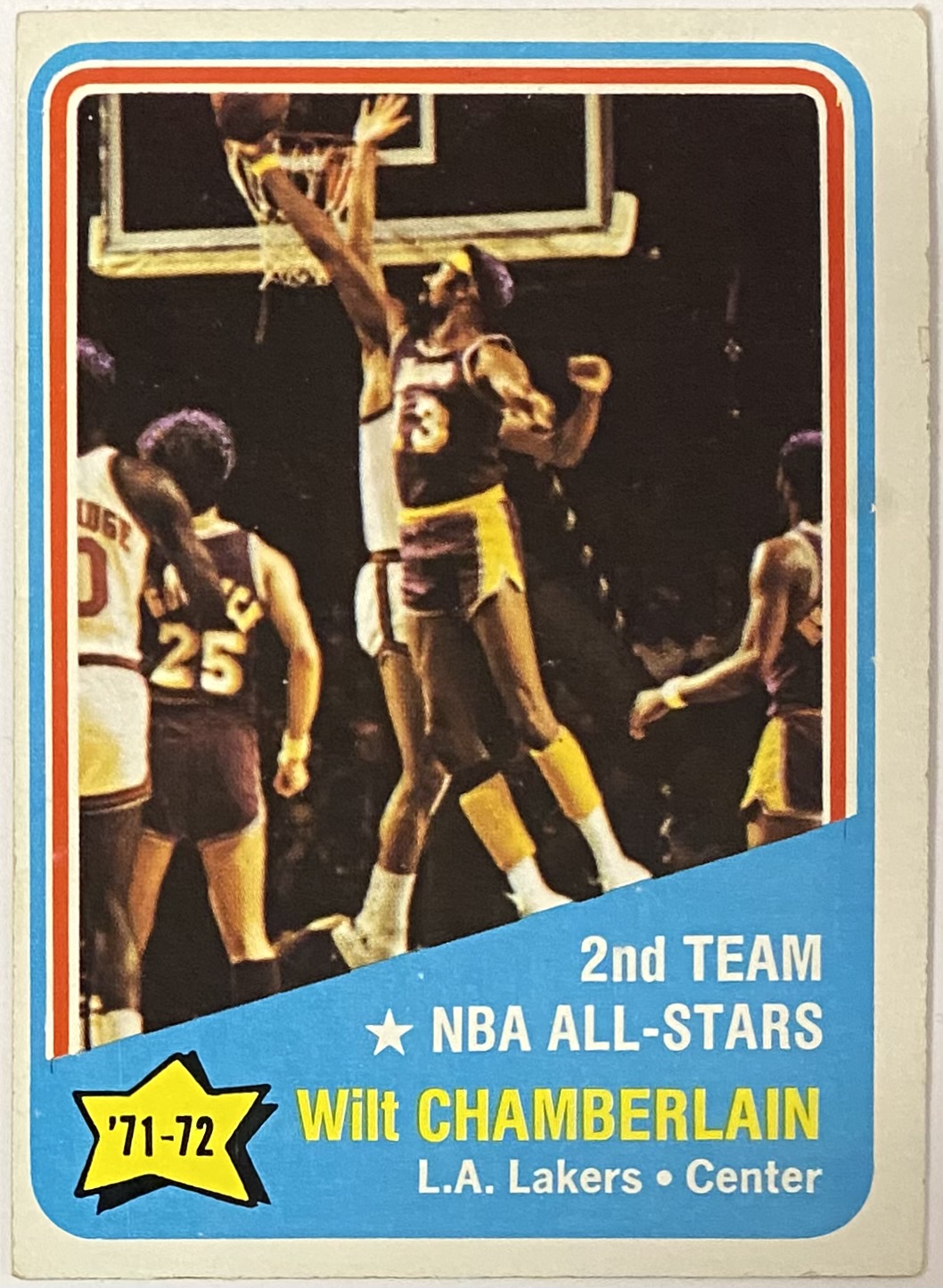 Wilt Chamberlain 1972-73 Topps Los Angeles Lakers Basketball NBA All ...