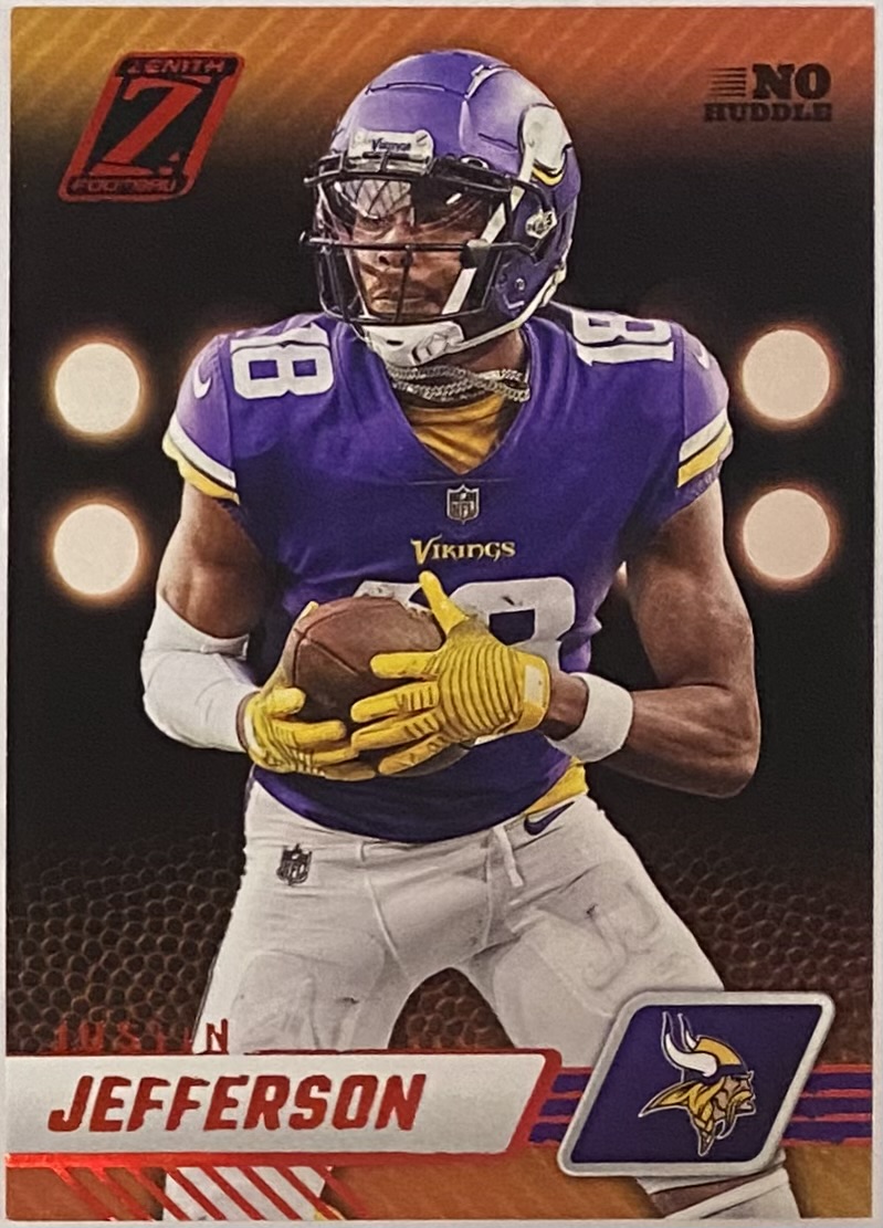 Justin Jefferson 2023 Panini Zenith Football Minnesota Vikings No ...