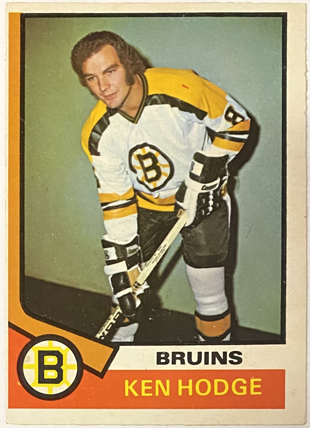 Ken Hodge 1974-75 O-Pee-Chee Boston Bruins Hockey Card – KBK Sports