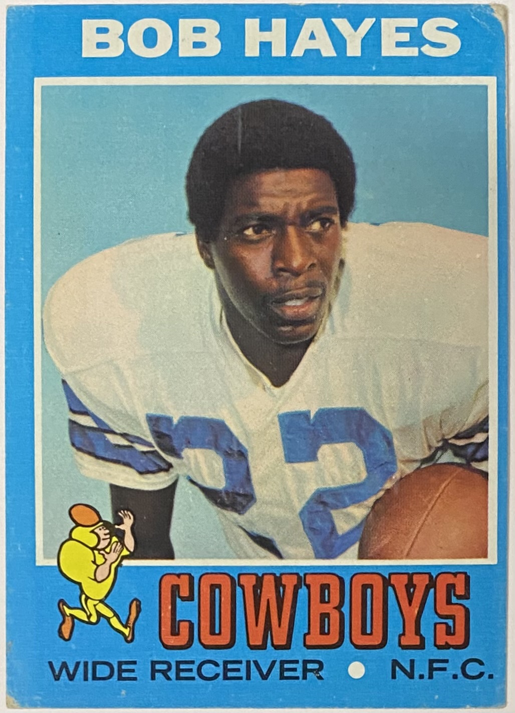 Bob Hayes 1971 Topps Dallas Cowboys Football Card Kbk Sports 7522