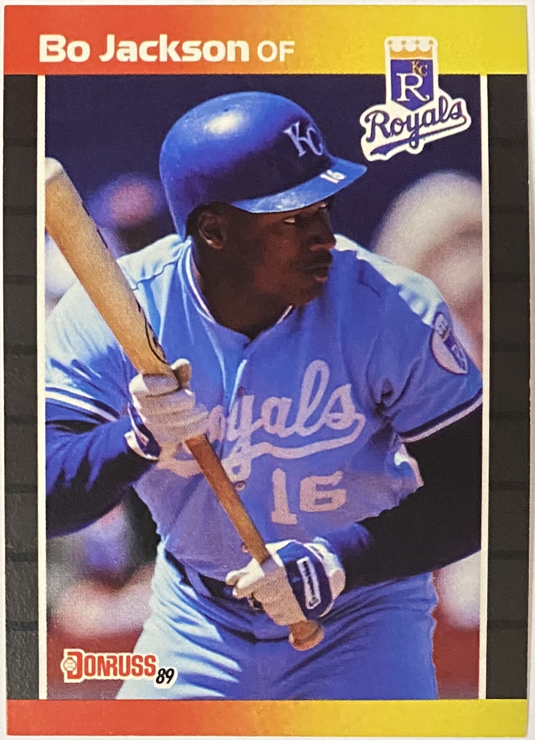 Bo Jackson 1989 Donruss Kansas City Royals Baseball Card - KBK Sports