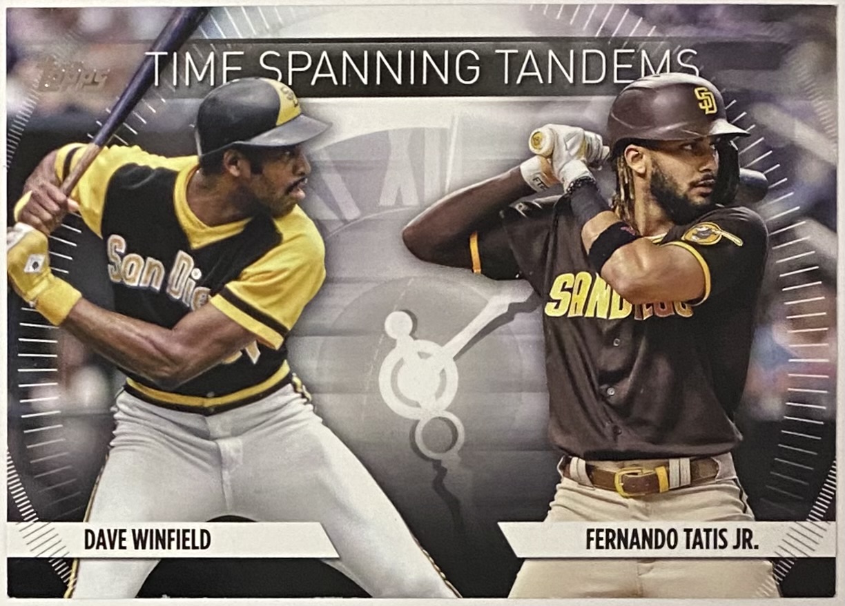 Dave Winfield & Fernando Tatis Jr. 2023 Topps San Diego Padres Baseball