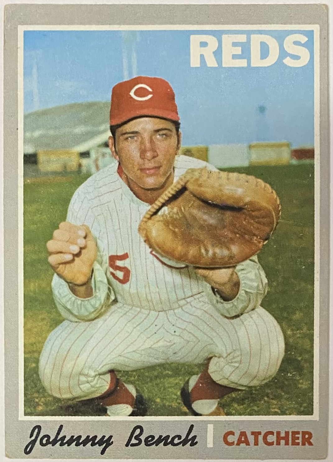 Johnny Bench 1970 Topps Cincinnati Reds Baseball Card - KBK Sports