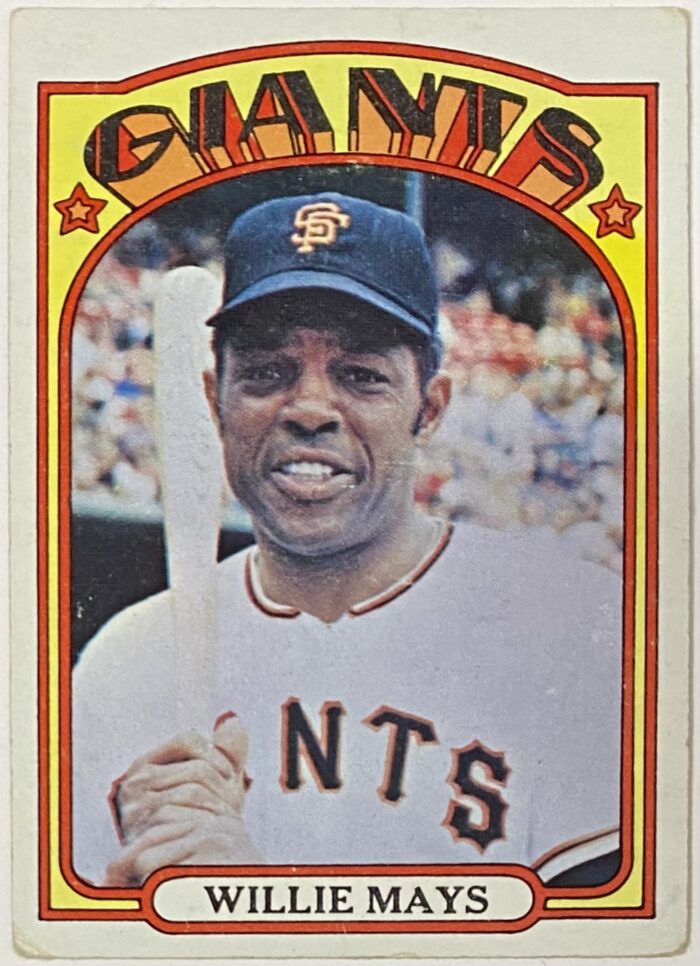 Willie Mays 1972 Topps San Francisco Giants Baseball Card - KBK Sports