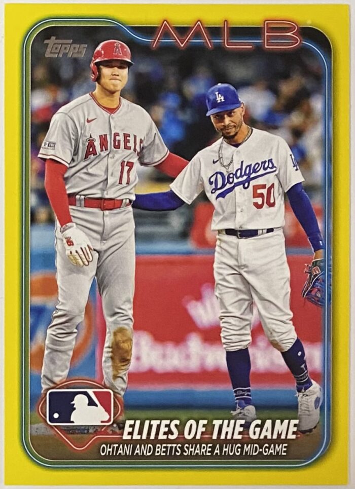 Shohei Ohtani & Mookie Betts 2024 Topps Baseball Elites Of The Game ...