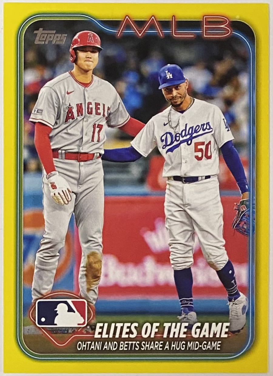 Shohei Ohtani & Mookie Betts 2024 Topps Baseball Elites of the Game ...