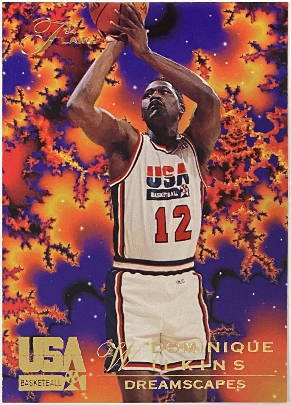 Dominique Wilkins 1994 Flair Team USA Basketball Dreamscapes Card - KBK ...