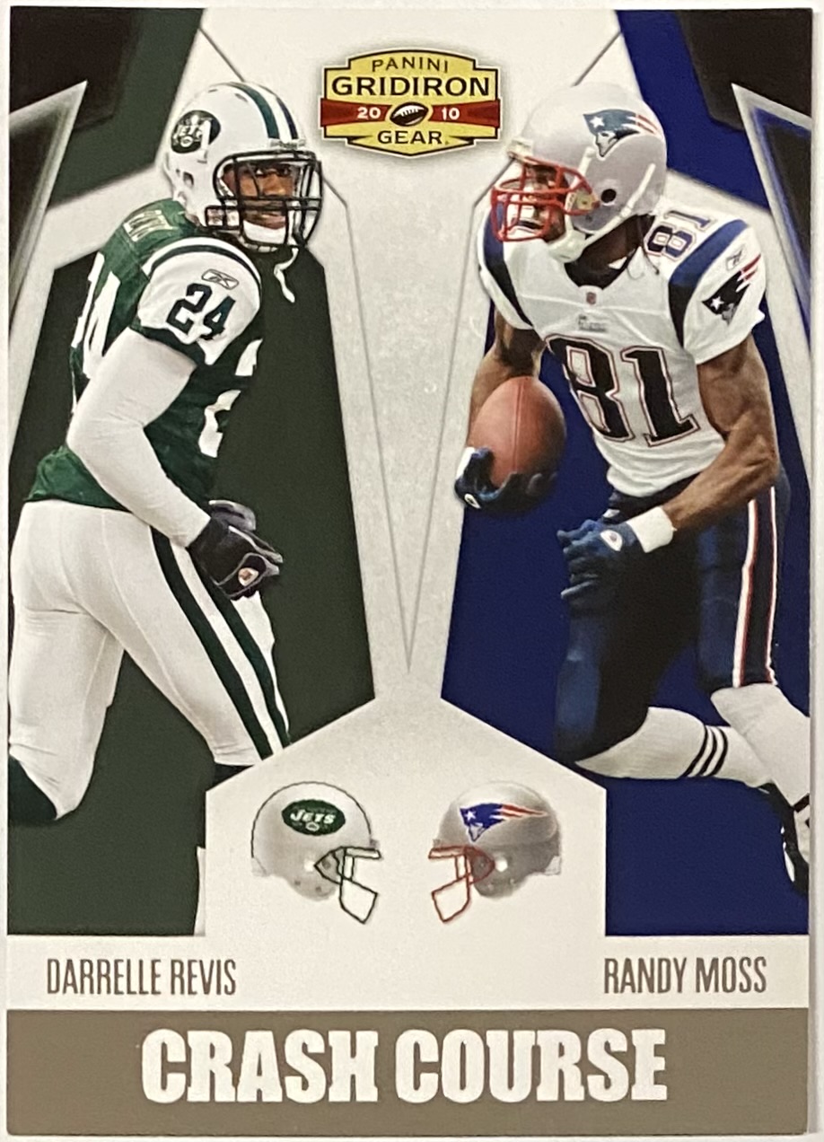 Randy Moss & Darrelle Revis 2010 Panini Gridiron Gear Football Crash