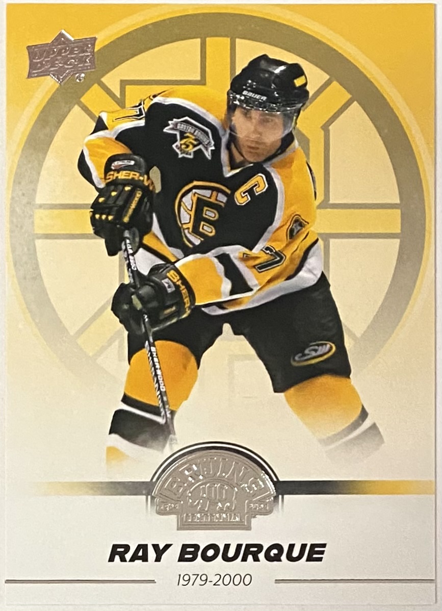 Ray Bourque 202324 Upper Deck Boston Bruins Hockey Centennial Card