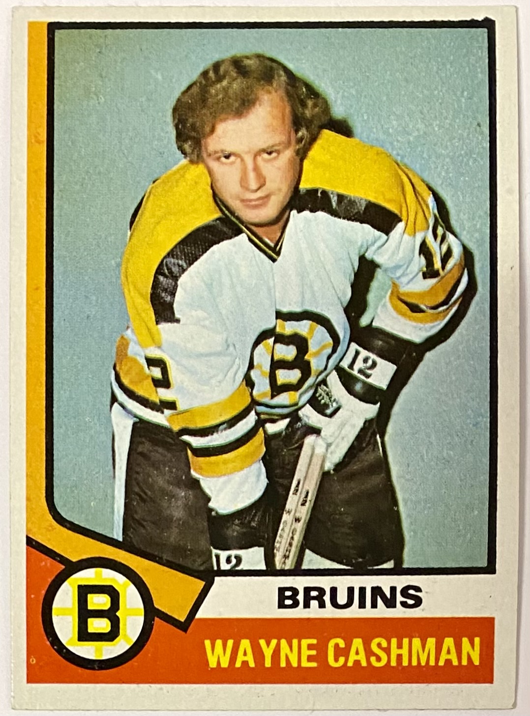 Wayne Cashman 1974 75 Topps Boston Bruins Hockey Card Kbk Sports